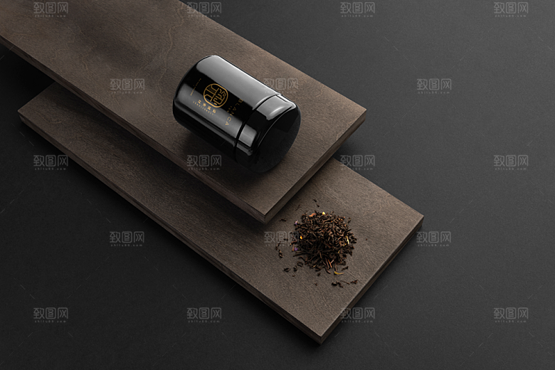 茶叶盒茶叶罐礼盒包装包装盒样机
