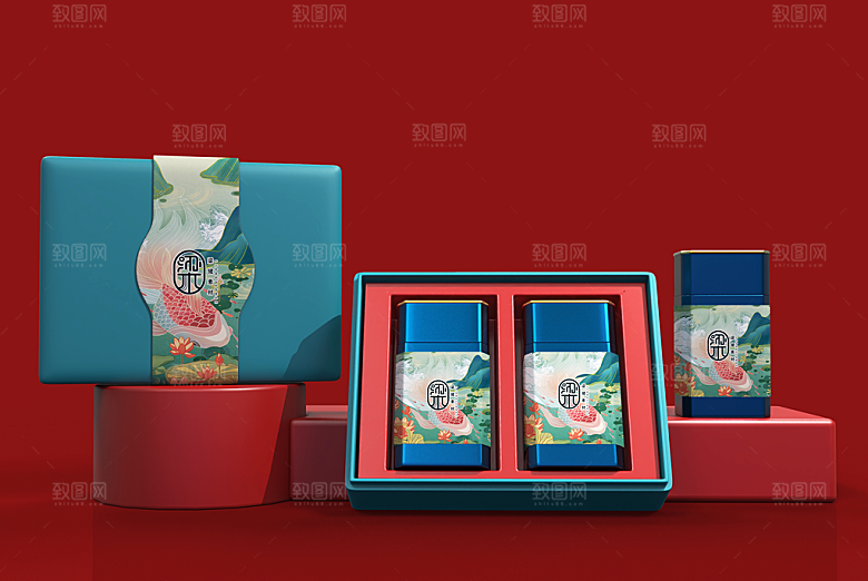 茶叶盒茶叶罐礼盒包装样机
