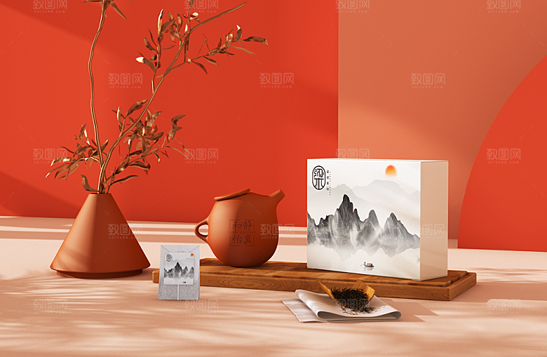 茶叶盒茶叶罐礼盒包装样机