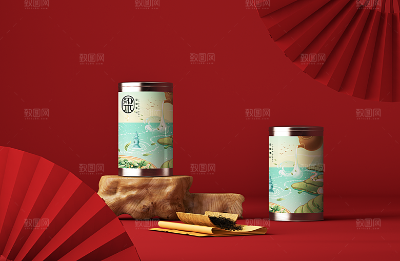 茶叶盒茶叶罐礼盒包装样机