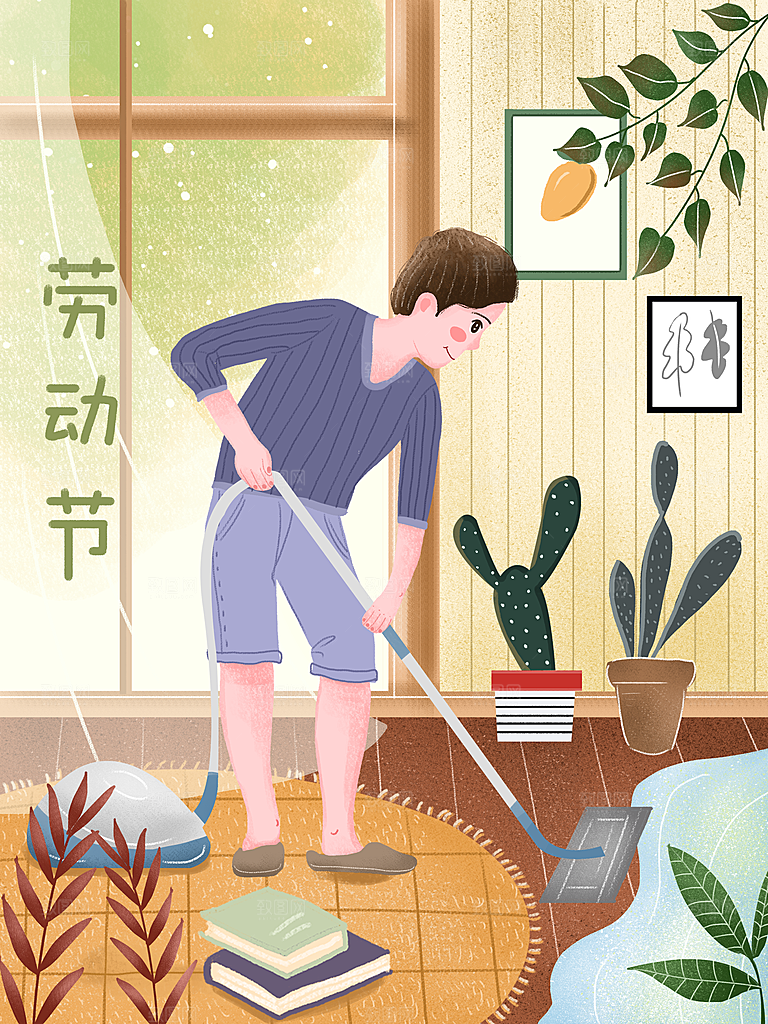 五一国际劳动节手绘
