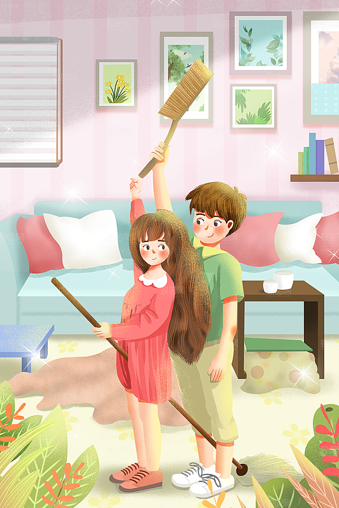 国际五一劳动节插画