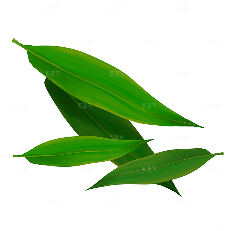 卡通手绘端午节免扣元素