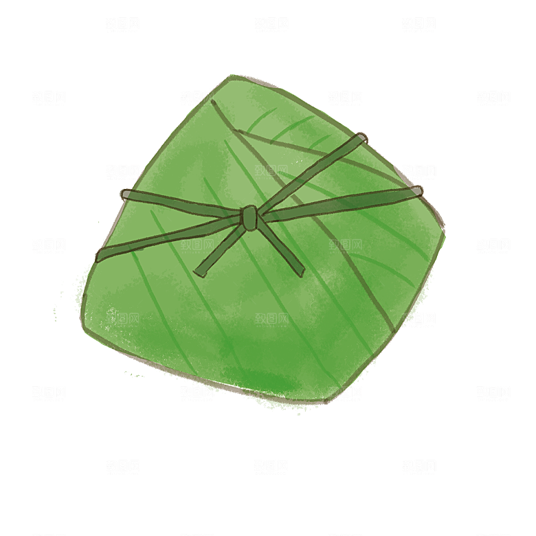 简约大气卡通手绘端午节PNG元素