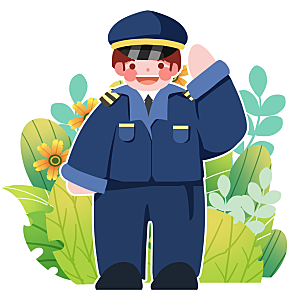 五一劳动节卡通人物插画素材