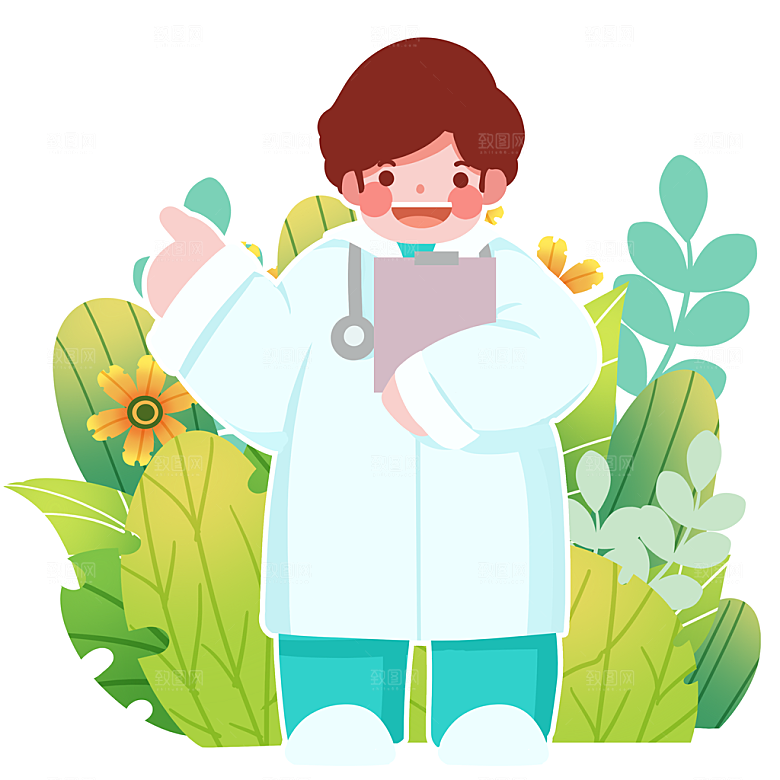 五一劳动节卡通人物插画素材