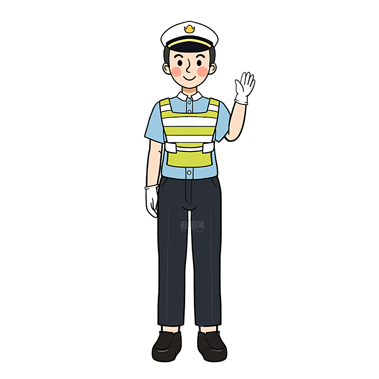 五一劳动节卡通人物插画素材