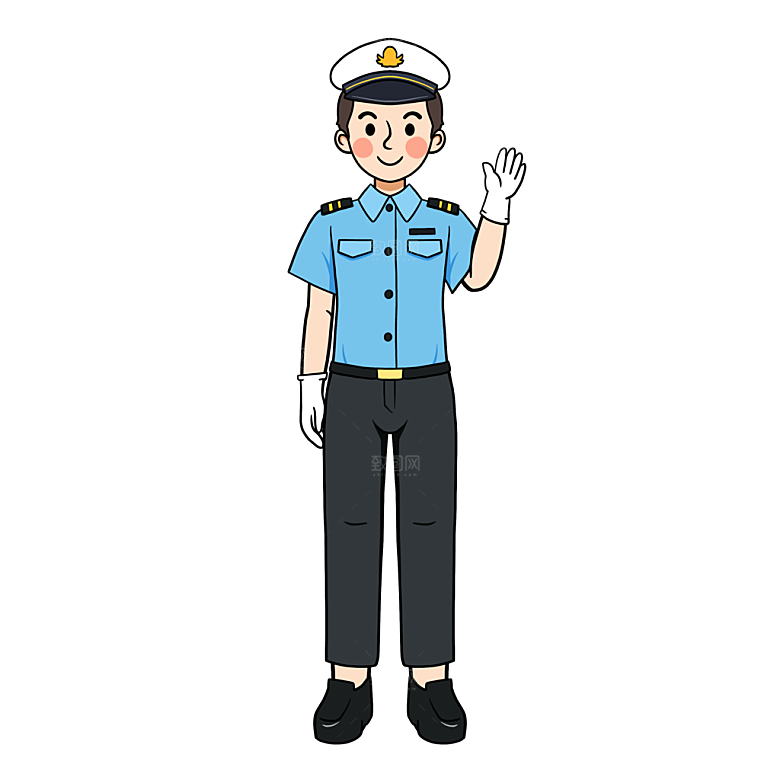 五一劳动节卡通人物插画素材