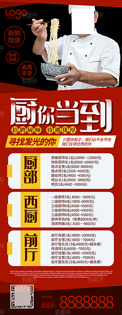 招聘宣传海报设计素材