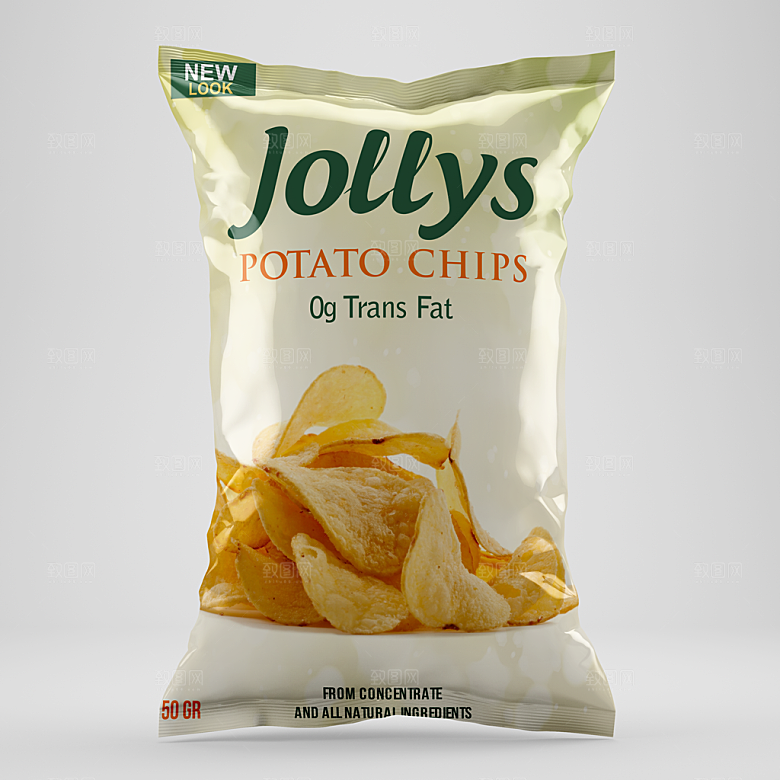 零食食品包装袋样机