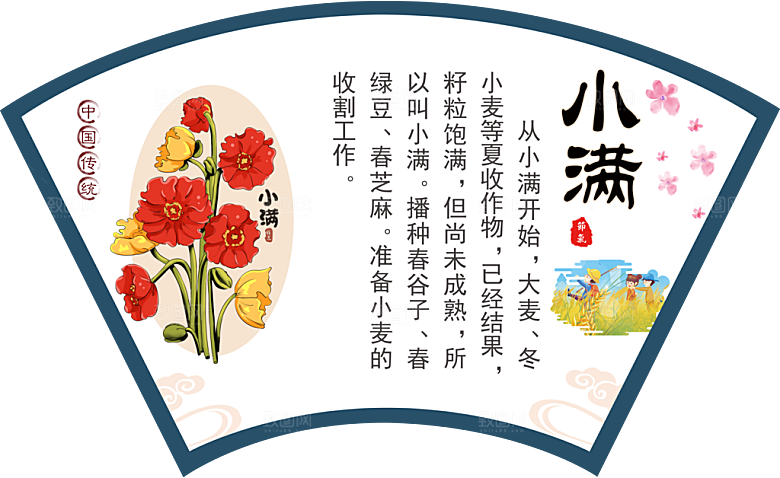 中国传统二十四节气小满