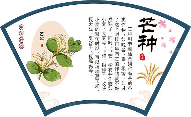 中国传统二十四节气芒种
