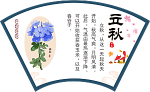 中国传统二十四节气立秋