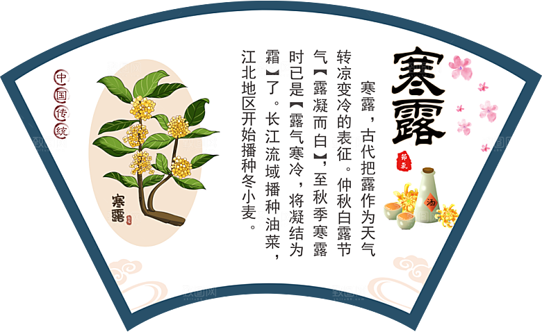 中国传统二十四节气寒露