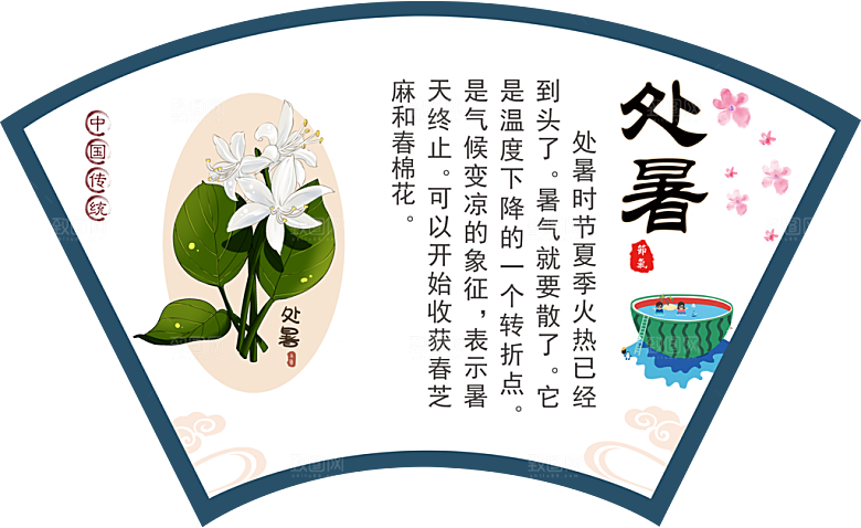中国传统二十四节气处暑