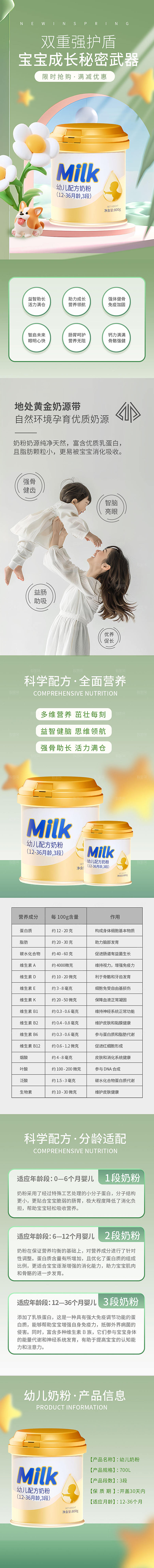 牛奶宣传广告设计素材