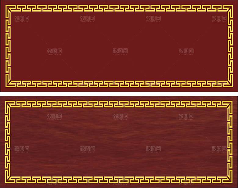 仿古牌匾万字阁仿古边框
