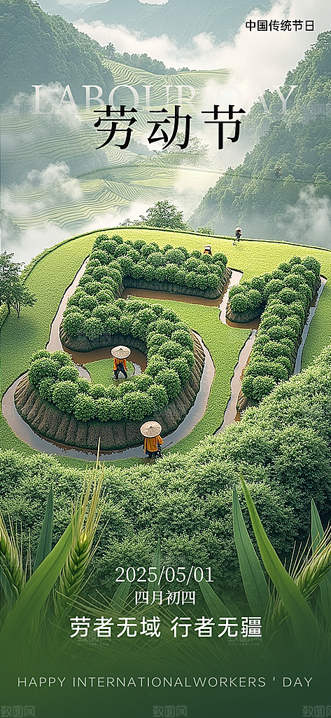 五一国际劳动节海报