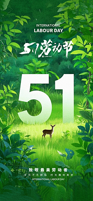 五一国际劳动节海报