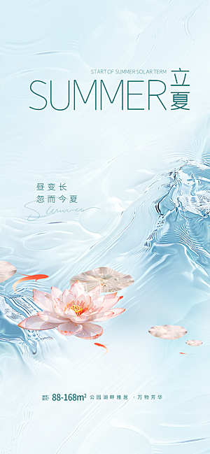 立夏二十四节气海报