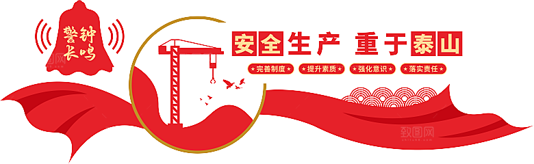 工地安全警示文化墙