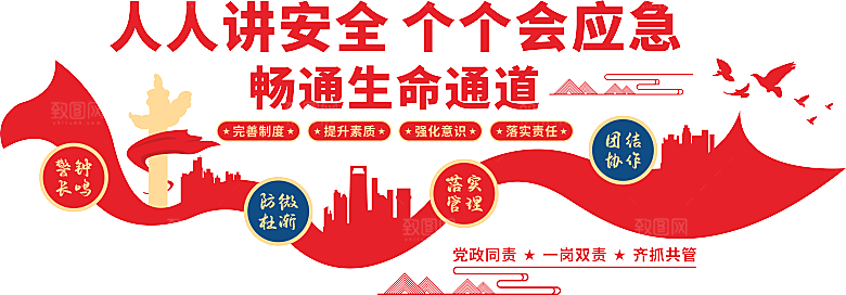 工地安全警示文化墙