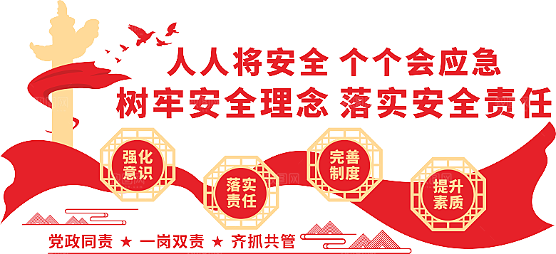 工地安全警示文化墙