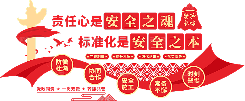 安全生产文化墙设计