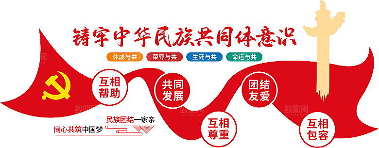 民族团结文化墙设计