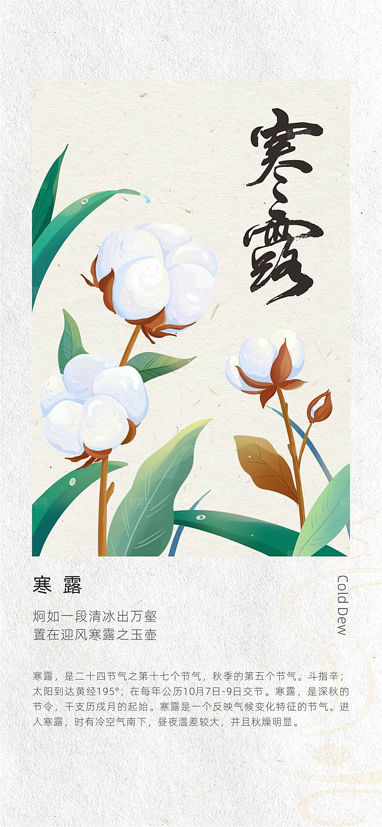 二十四节气古风中国风寒露