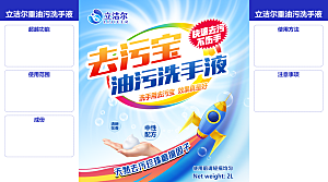 洗手液外包装海报