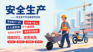 安全生产标语展板设计