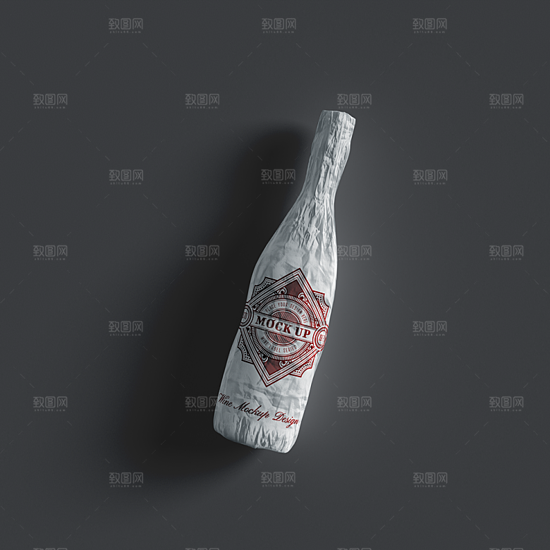 高端清酒红酒洋酒酒瓶样机