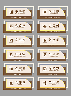 公司企业门牌设计