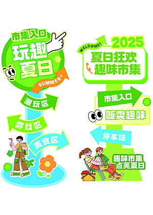 商场线下促销活动导视牌