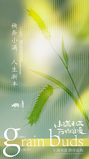 小满节气海报设计素材