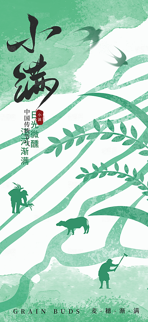 小满二十四节气海报