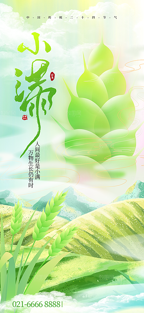 小满二十四节气海报