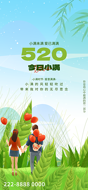 小满二十四节气海报