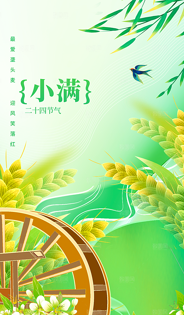 小满二十四节气海报