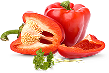 蔬菜红甜椒透明底png