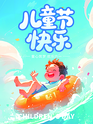 六一儿童节创意海报