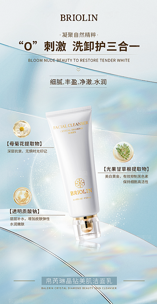 化妆品宣传海报设计素材