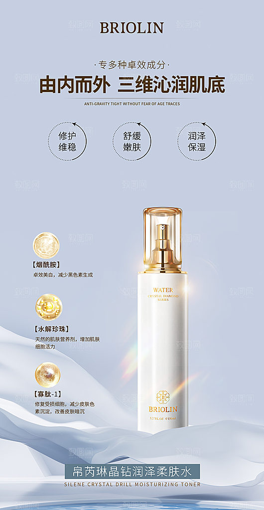 化妆品宣传海报设计素材