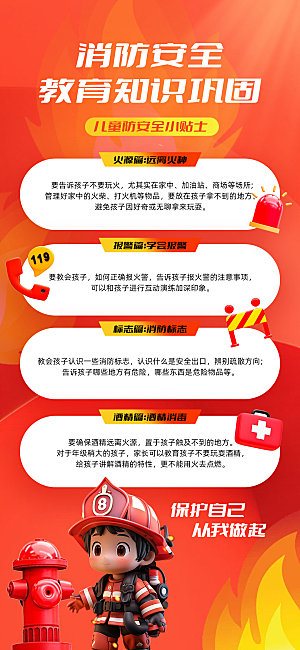 消防小常识海报设计