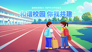 和谐校园你我共建