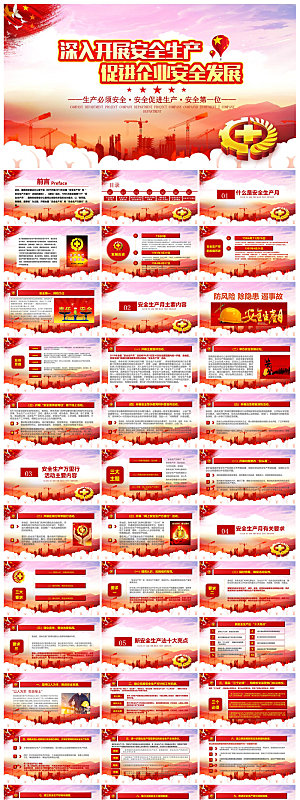 企业工厂安全生产活动宣传技能培训总结课件