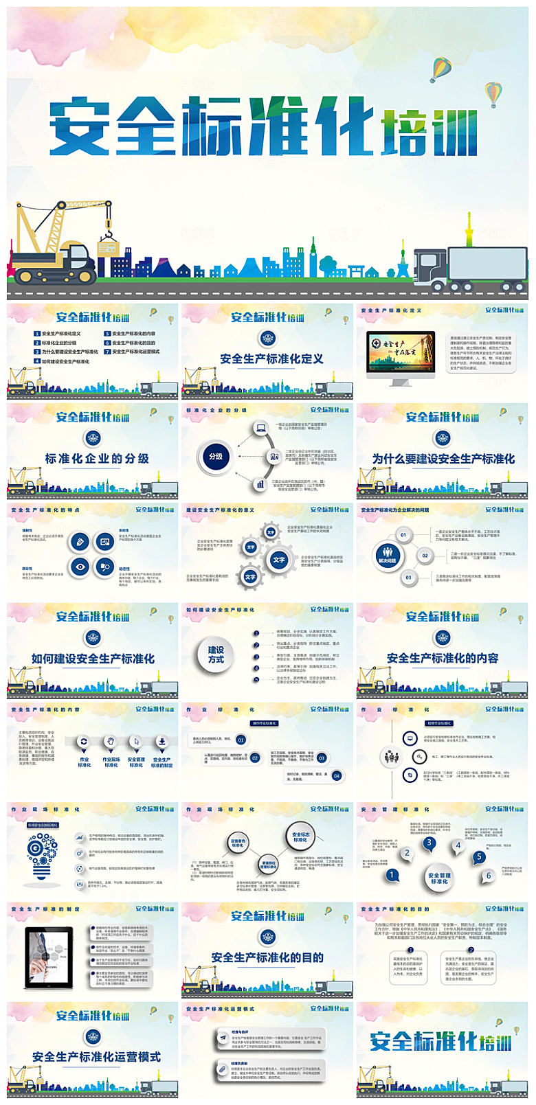 企业工厂安全生产活动宣传技能培训总结课件