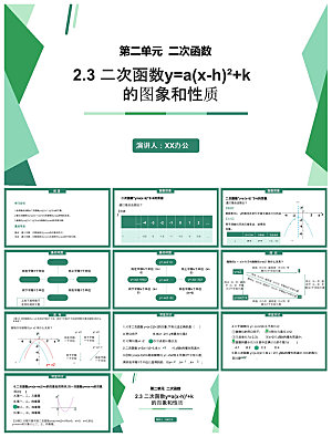 卡通可爱通用中小学生数学教师说课教学课件