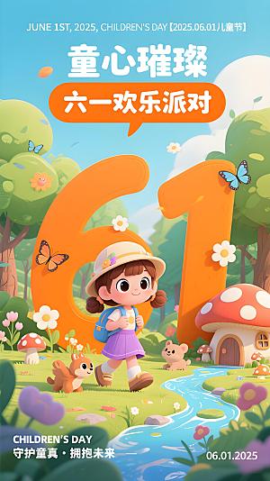 六一儿童节宣传海报